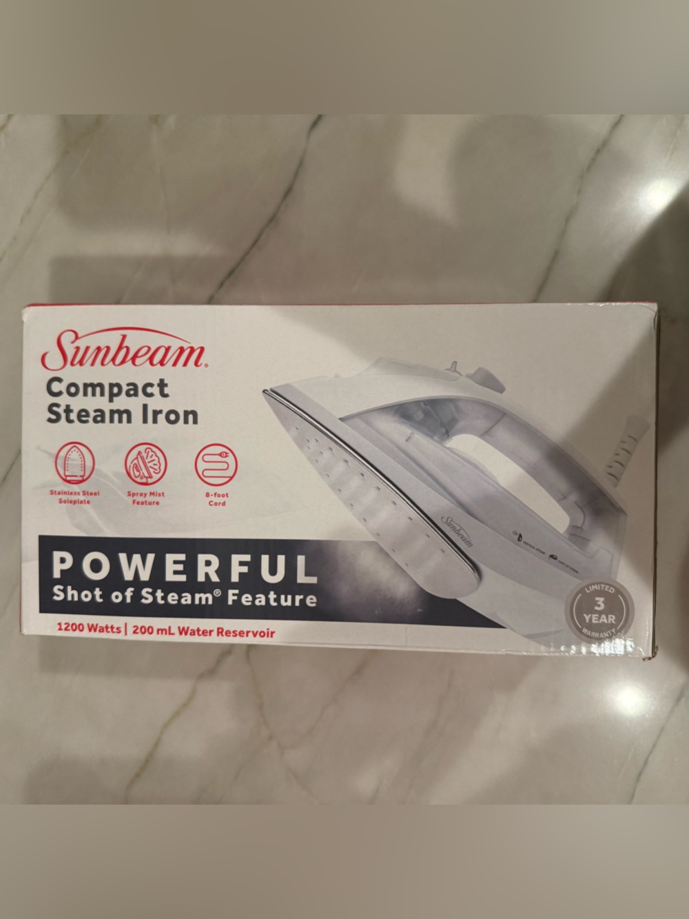 NEW⛱️Sunbeam Compact Steam Iron